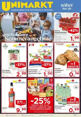 Unimarkt Flugblatt