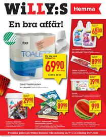 Willys Hemma reklamblad vecka 30 Sida 1
