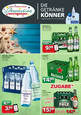 Getränkeparadies Gefromm Prospekt (gültig bis 26-07)
