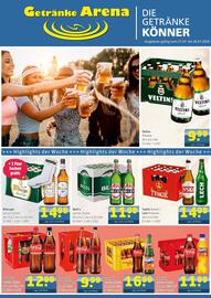 Getränke Arena Prospekt woche 30 Seite 1