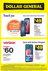 Dollar General Weekly Ad Page 1