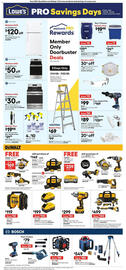 Lowe's Weekly Ad Page 1