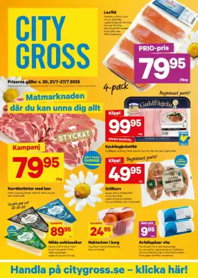 City Gross reklamblad