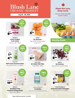 Blush Lane Organics flyer