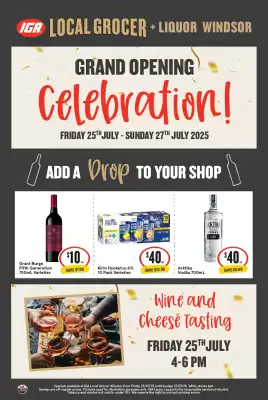 IGA catalogue (valid until 27-07)