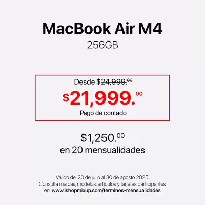 Catálogo iShop Mixup (válido hasta 30-07)