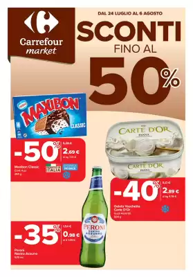 Volantino Carrefour Market (valido fino al 6-08)