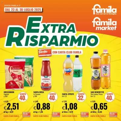 Volantino Famila (valido fino al 30-07)