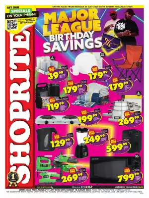 Shoprite catalogue (valid until 10-08)