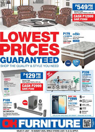 OK Furniture catalogue Page 1