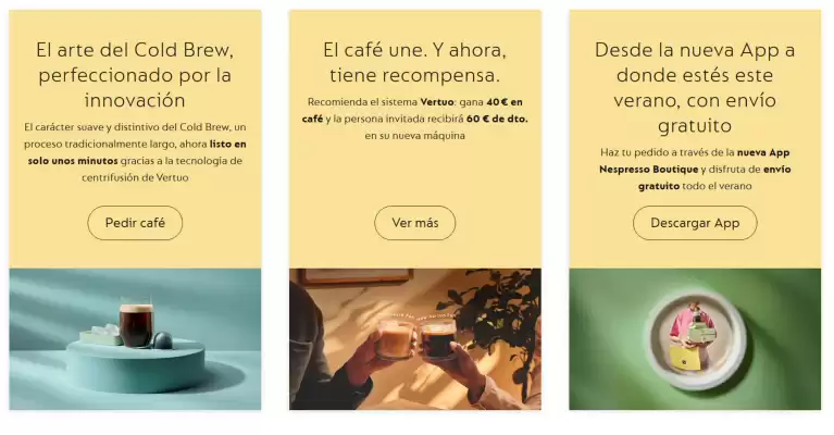 Folleto Nespresso