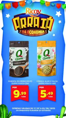Catálogo Ricoy Supermercados (válido até 3-08)