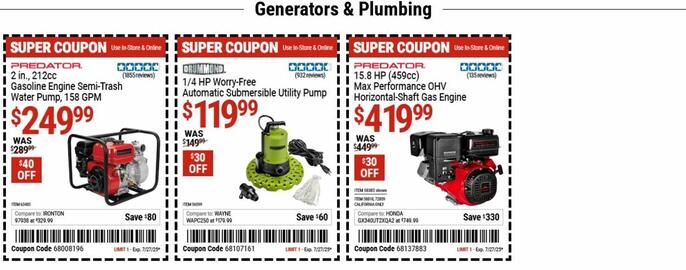 Harbor Freight Tools Weekly Ad Page 3