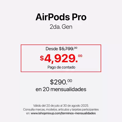 Catálogo iShop Mixup (válido hasta 30-08)