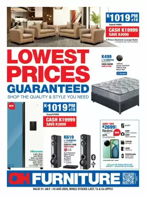 OK Furniture catalogue