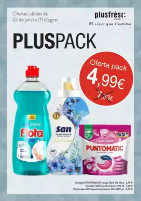 Folleto Plusfresc (válido hasta el 11-08)