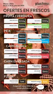 Folleto Plusfresc (válido hasta el 28-07)