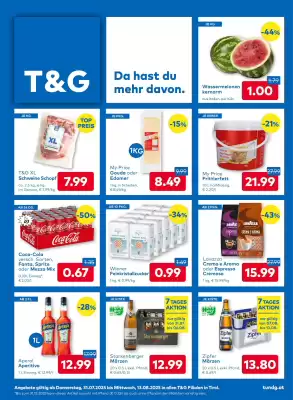 T&G Flugblatt (gültig bis 13-08)