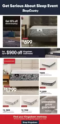 Sleep Country flyer (valid until 29-07)