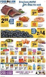 Food Lion Weekly Ad week 30 Page 1