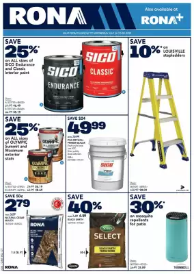 RONA flyer