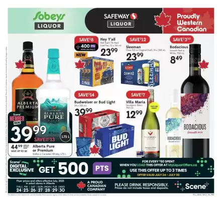 Safeway flyer (valid until 1-08)