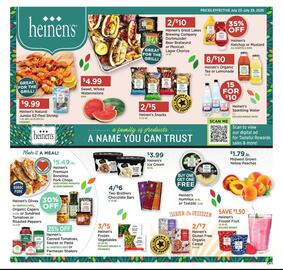 Heinen's Weekly Ad week 30 Page 1