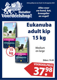 Huisdier Voordeelshop folder Pagina 1
