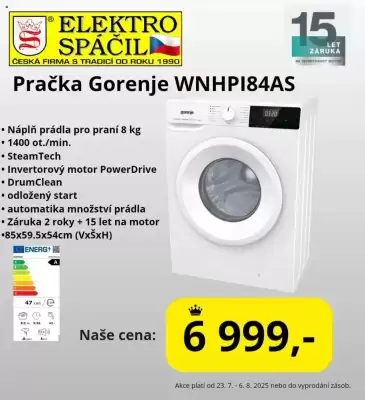 Elektro Spáčil leták