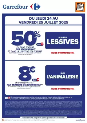 Catalogue Carrefour (valable jusqu'au 25-07)