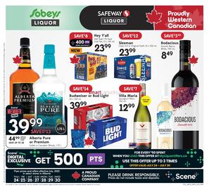 Sobeys Liquor flyer week 30 Page 1