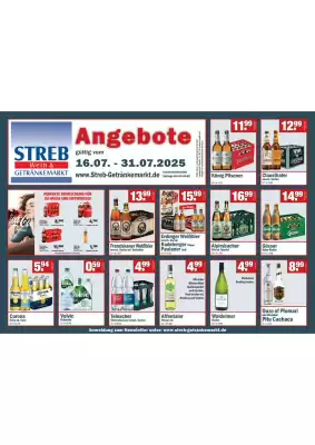 Streb Getränkemarkt Prospekt (gültig bis 31-07)
