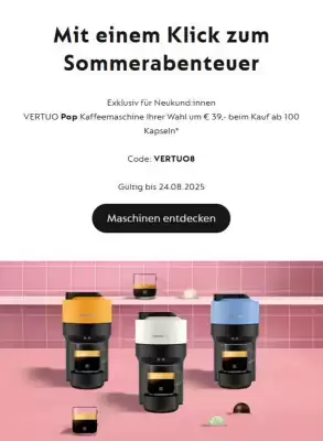 Nespresso Flugblatt (gültig bis 24-08)