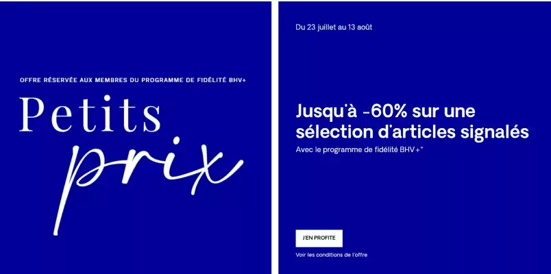 Catalogue BHV (valable jusqu'au 13-08)
