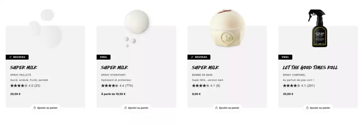 Catalogue Lush (valable jusqu'au 3-08)