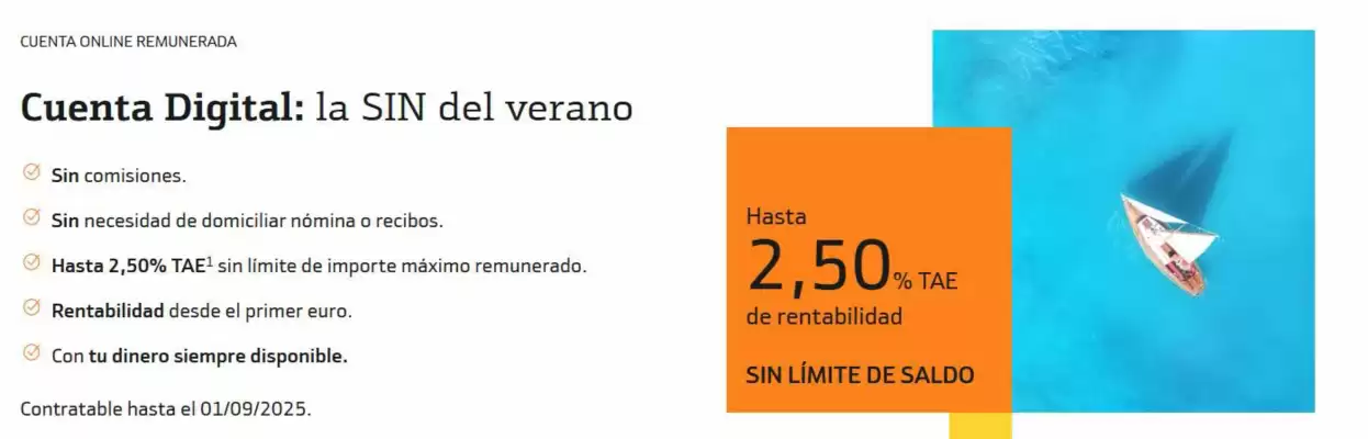 Folleto Bankinter (válido hasta el 1-09)