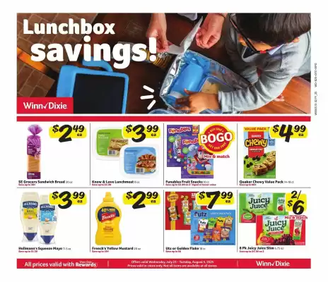 Winn Dixie Weekly Ad