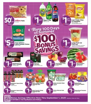 Tops Weekly Ad (valid until 1-09)