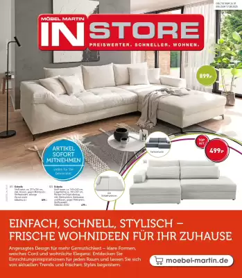 Catalogue Möbel Martin (valable jusqu'au 17-08)