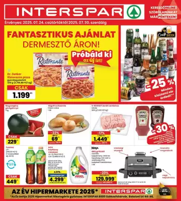 Interspar akciós újság (érvényes eddig: 30-07)