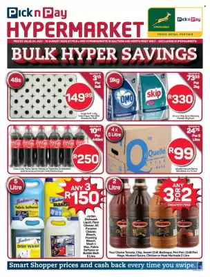 Pick n Pay Hypermarket catalogue (valid until 10-08)