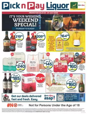 Pick n Pay Liquor catalogue (valid until 27-07)