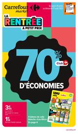Catalogue Carrefour Market | LA RENTRÉE À PETIT PRIX page 1
