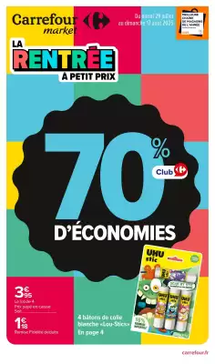 Catalogue Carrefour Market (valable jusqu'au 17-08)