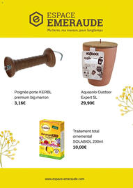 Catalogue Espace emeraude page 1