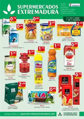 Folleto Supermercados Extremadura