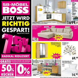 Möbel Boss Prospekt woche 30 Seite 1