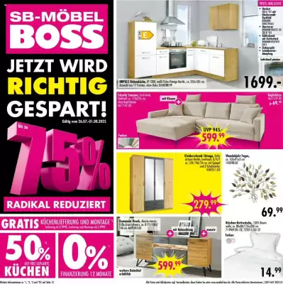 Möbel Boss Prospekt (gültig bis 1-08)