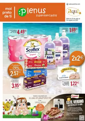 Folleto Plenus Supermercados (válido hasta el 6-08)