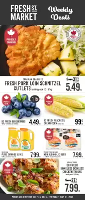 Fresh St Market flyer (valid until 24-08)